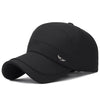 Spring Summer 2019 Simple Casual Solid Middle-aged Men's Cotton Baseball Cap Visor Snapback Hat Bone Masculino Fitted hats