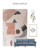 Abstract Geometry Pattern Lamb Velvet Material Europe Carpet rug Living room Bedroom Study Coffee table Decorative room - Surprise store