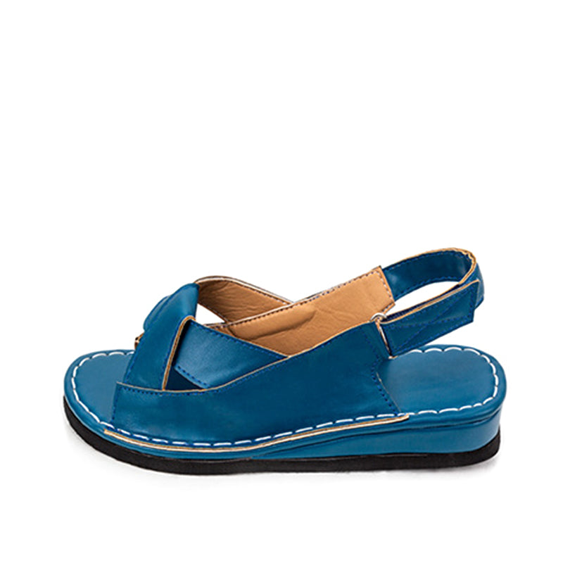 MCCKLE Women Sandals Summer Female Shoes Women's Peep Toe Wedge Woman Comfortable Plus Size Female Platform Ladies 2020 New