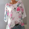 Summer Floral Print Women Blouse 5XL Plus Size Chiffon Blouses Half Sleeve Beach Shirt Office Work Shirts Blusas Feminina Tops - Surprise store