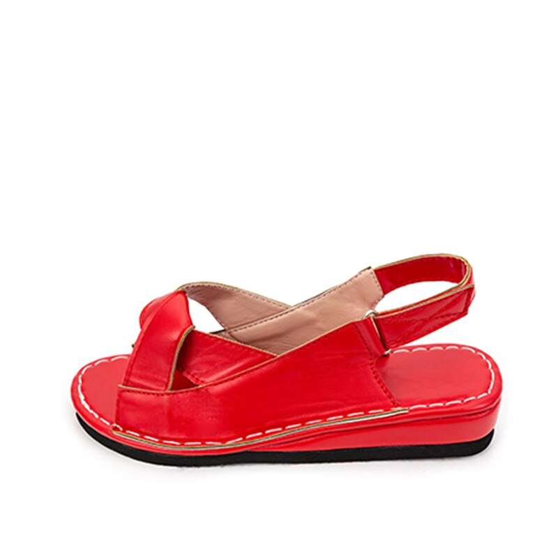 MCCKLE Women Sandals Summer Female Shoes Women's Peep Toe Wedge Woman Comfortable Plus Size Female Platform Ladies 2020 New