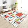 TONGDI BOHO Carpet Anti-skid Modern Elegant Artistic Printing Mat Soft Rug Luxury Decor For Home Parlour LivingRoom Bedroom