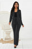 women's suit office two piece set long sleeve suit pants 2 piece set female winter two pieces sets office female - Surprise store