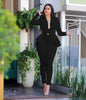 New Women Winter Women's Set Tracksuit Full Sleeve Ruffles Blazers Pencil Pants Suit Two Piece Set Office Lady Outfits Uniform - Surprise store
