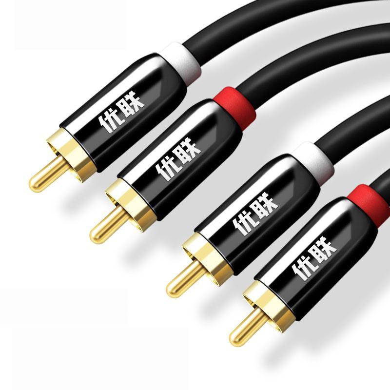 Unnlink HIFI 2RCA to 2 RCA RCA Cable OFC AV Audio Cable 1m 2m 3m 5m 8m 10m For TV DVD Amplifier Subwoofer Soundbar Speaker Wire - Surprise store
