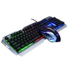 VKTECH 104 keys Gaming Mechanical Keyboard Mouse Set USB Wired Ergonomic RGB Backlight Keyboard Mice Combo For Laptop Desktop PC - Surprise store