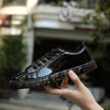 2019 Plus Size 46 Women/Men Fashion Graffiti Sneakers Shoes Bling Lovers Gold Silver Platform Flats Lady Casual krasovki Shoes - Surprise store