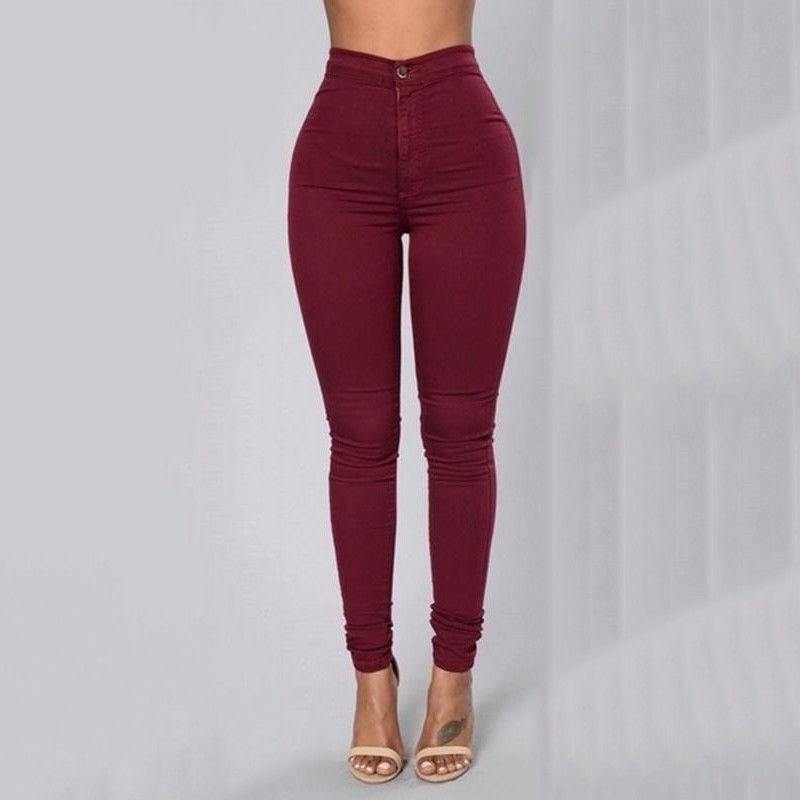 2019 Slim Professional Trousers Women Western-style Trousers White Black Pants High Waist Plus Size Formal Female Pencil Pants - Surprise store