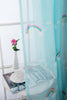 TONGDI Children Blackout Curtains Cartoon Rainbow Printing High-grade Decoration For Home Window Parlou Bedroom LivingRoom