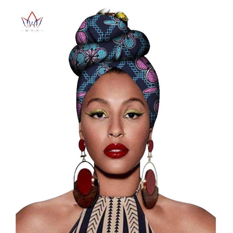 African Headtie Print Headwrap Ankara Wax Fabric 100% Pure Cotton Scarf Kente Scarves Dashiki Printing For Women Lady New Wyb56 - Surprise store