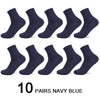 10 Pairs/Lot Men Bamboo Fiber Socks Men Compression Harajuku Long Socks Business Casual Mens - Surprise store