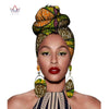 African Headtie Print Headwrap Ankara Wax Fabric 100% Pure Cotton Scarf Kente Scarves Dashiki Printing For Women Lady New Wyb56 - Surprise store