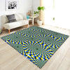 TONGDI BOHO Carpet Anti-skid Modern Elegant Artistic Printing Mat Soft Rug Luxury Decor For Home Parlour LivingRoom Bedroom
