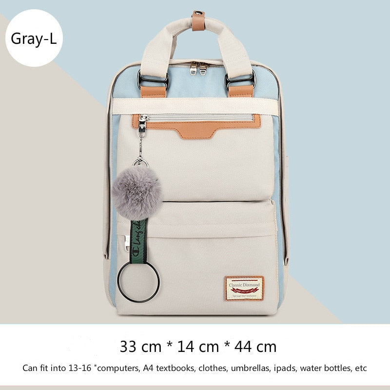 2020 New Waterproof Nylon Kids Backpack Girls For Middle School Students Travel Shoulder Backpacks Children Schoolbags Women Bag