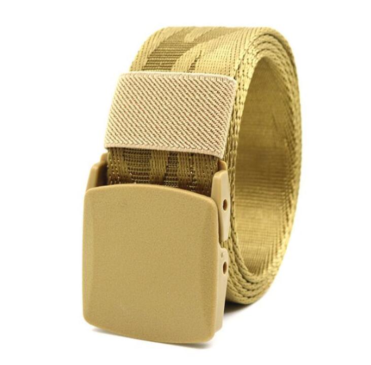 New Men and Women Canvas Nylon Belt Fashion Automatic Buckle Belts Women