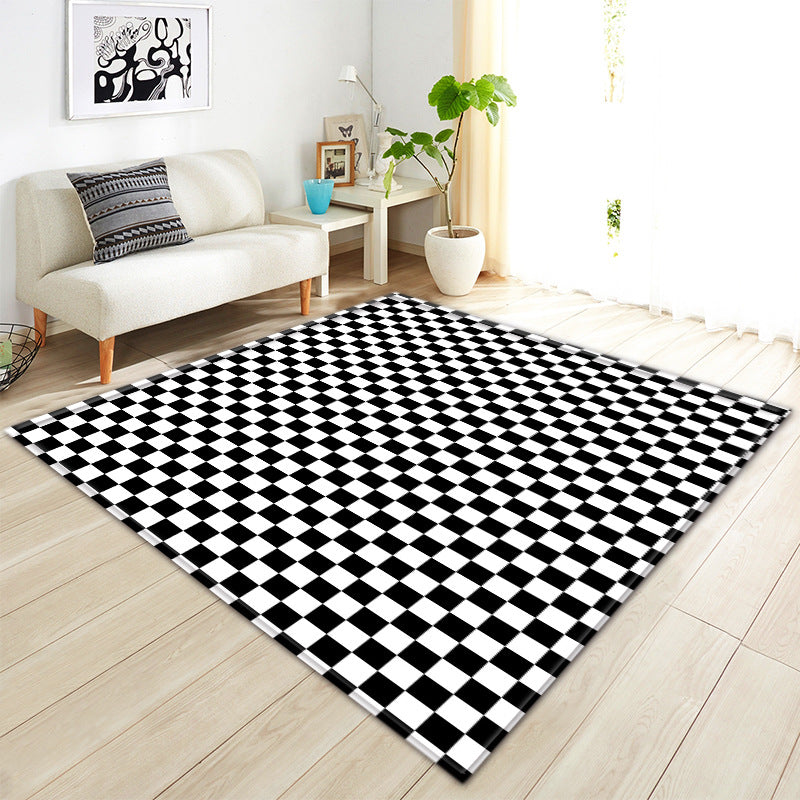 TONGDI BOHO Carpet Anti-skid Modern Elegant Artistic Printing Mat Soft Rug Luxury Decor For Home Parlour LivingRoom Bedroom
