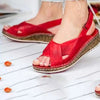 MCCKLE Women Sandals Summer Female Shoes Women's Peep Toe Wedge Woman Comfortable Plus Size Female Platform Ladies 2020 New