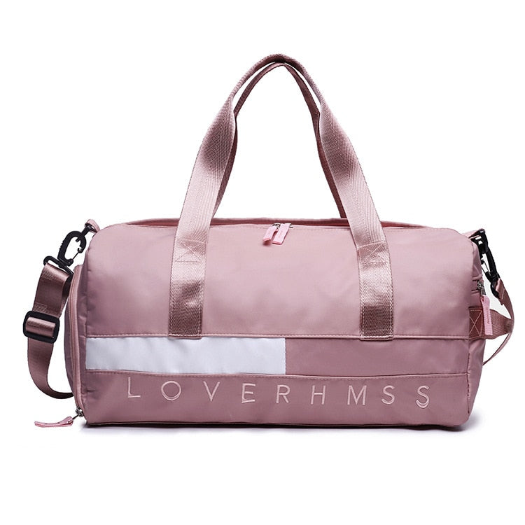 Outdoor Waterproof Nylon Sports Gym Bags Men Women Training Fitness Travel Handbag