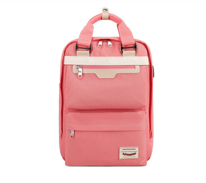 Fashion brand backpack teenage Laptop backpacks for girls Student school bag pink Backpacks Women waterproof Travel bags mochila