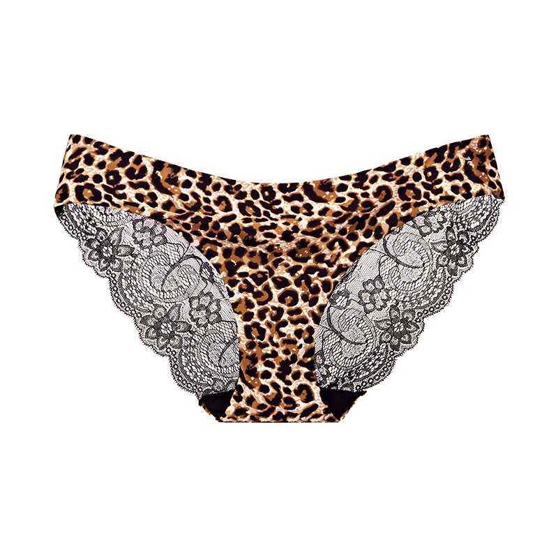 Women's Sexy Lace Panties Seamless Cotton Crotch Breathable Ladies Low-Rise Lingerie Underwear Comfortable Underpants Brief