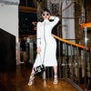 2019spring new black white High street dresses women's Elegant bodycon midi dresses mujer offic ladies fashion casual Slim dress - Surprise store