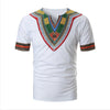 New Arrived Folk-custom T-shirts Men Summer Casual African Print V Neck Pullover Short Sleeve T-shirt Top Blouse camiseta #C - Surprise store