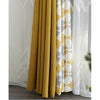 New Geometirc Two Colors Stitching Blackout Flax Curtains for Living Room Modern High-Quality Window Bedroom Blackout Curtain