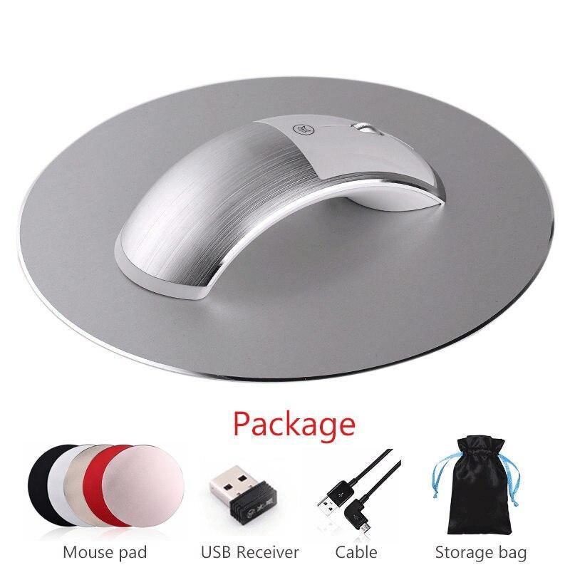 2.4G USB Wireless+Bluetooth Mouse Rechargeable Silent Gaming Mouse For Macbook Lenovo HP Dell - Surprise store