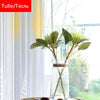 Shadow Modern Leaves Printed Curtains Bedroom Sheer Curtains for Living Room gray curtains Tulle Window Drapes P205D3