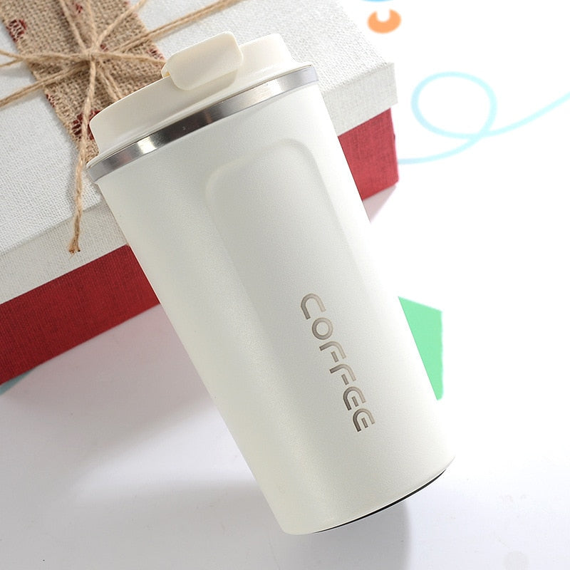 380ml/510ml Stainless Steel Coffee Thermos Mug Portable Car Vacuum Flasks Travel Thermo Cup