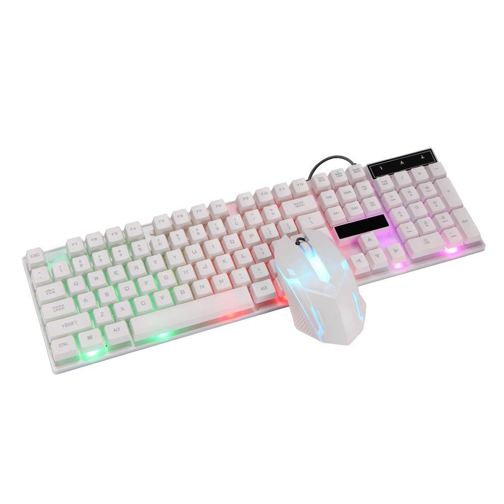 Combo PC Gamer LED Gaming Keyboard And Mouse Set Wired 2.4G Keyboard Gamer Keyboard Illuminated Gaming Keyboard Set For Laptop - Surprise store