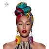 African Headtie Print Headwrap Ankara Wax Fabric 100% Pure Cotton Scarf Kente Scarves Dashiki Printing For Women Lady New Wyb56 - Surprise store