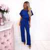 Dropship Jumpsuit Rompers Womens Overalls Women Jumpsuits 2019 Streetwear Plus Size Romper Spring Summer Lace-up Short Sleeve - Surprise store
