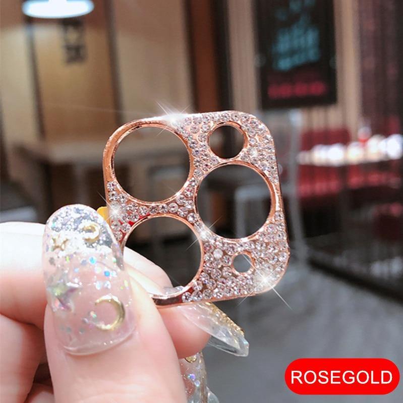 Bling Diamond Camera Lens Protector For iPhone 11 Pro Max Glitter Rhinestone Camera Protective Ring For iPhone 11 Pro Max Cover - Surprise store