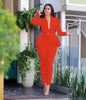 New Women Winter Women's Set Tracksuit Full Sleeve Ruffles Blazers Pencil Pants Suit Two Piece Set Office Lady Outfits Uniform - Surprise store