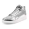 Women Shoes Gold Sneakers Shining Fashion Trainers Women Shoes Casual Lace-Up Tenis Feminino Zapatos De Mujer Womens Sneakers - Surprise store
