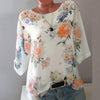 Summer Floral Print Women Blouse 5XL Plus Size Chiffon Blouses Half Sleeve Beach Shirt Office Work Shirts Blusas Feminina Tops - Surprise store