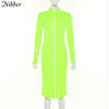 2019spring new black white High street dresses women's Elegant bodycon midi dresses mujer offic ladies fashion casual Slim dress - Surprise store