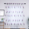 TONGDI White Tulle Embroidery Curtain Elegant Leaves Floral Tree Transparent Decoration For Kitchen Parlour Living Room Bedroom