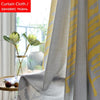 Shadow Modern Leaves Printed Curtains Bedroom Sheer Curtains for Living Room gray curtains Tulle Window Drapes P205D3