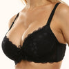 PariFairy Sexy Lace Adjusted Straps Bra Women Padded Lingerie Push Up Bras Plus Size Bra Add Two Cup Underwire Brassiere B C Cup
