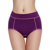 Women's Menstrual Leak-Proof Breathable Physiological Panties High Waist Cotton Briefs with Pocket Underwear Women DULASI Panty