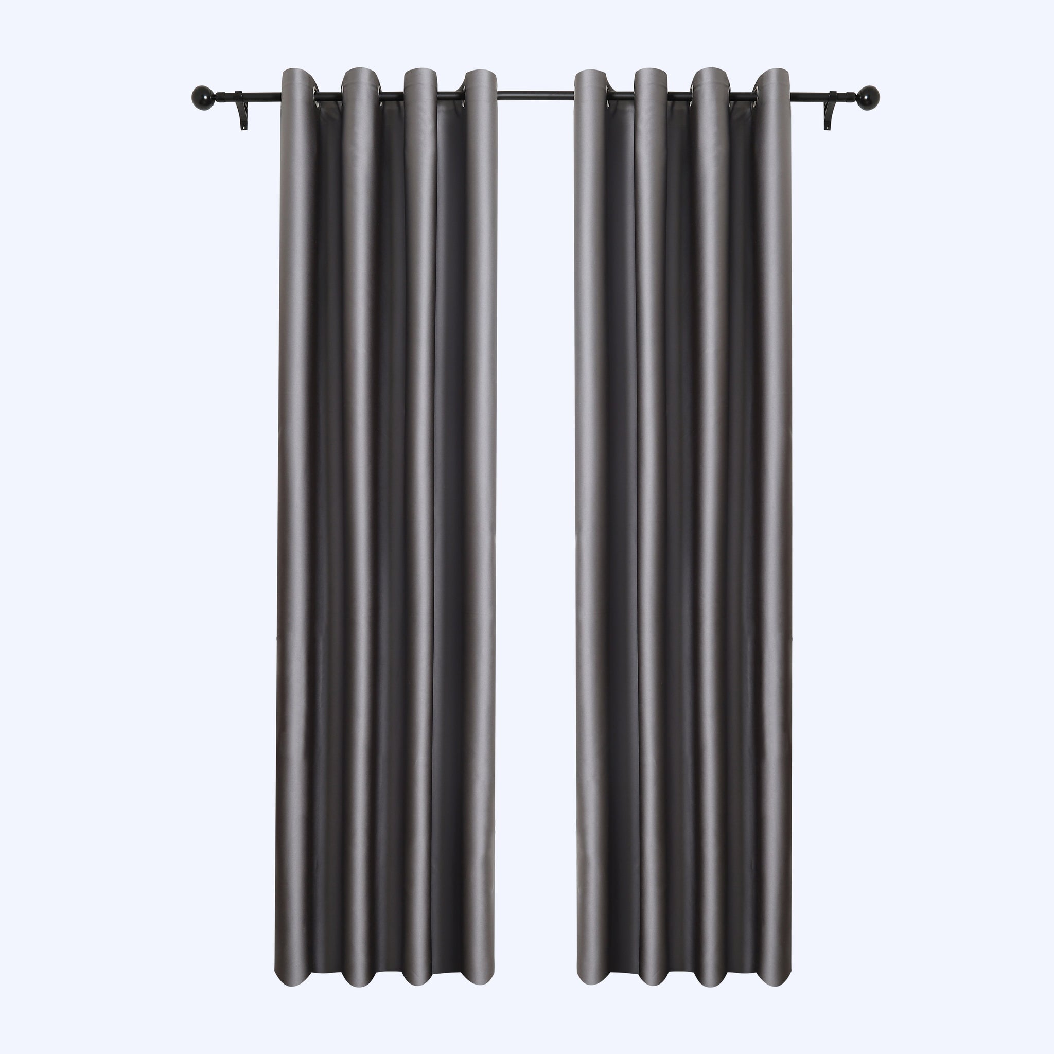 TONGDI Blackout Curtains Modern Lustrous High-grade Solid Color Panel Home Hotel For Living Room Bedroom Shading Noise Reduction