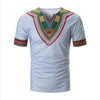 New Arrived Folk-custom T-shirts Men Summer Casual African Print V Neck Pullover Short Sleeve T-shirt Top Blouse camiseta #C - Surprise store