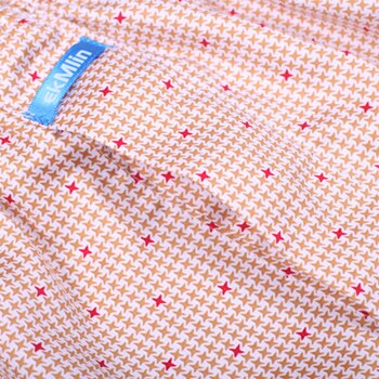 ekMlin Men's 100% Cotton Sateen Boxers Shorts printed delicate high grade-b