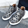 MCCKLE Woman Flat Slip On Casual Shoes Women Autumn Sneakers Platform Ladies Fashion Snake Female Comfortable Plus Size Footwear