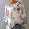 Summer Floral Print Women Blouse 5XL Plus Size Chiffon Blouses Half Sleeve Beach Shirt Office Work Shirts Blusas Feminina Tops - Surprise store