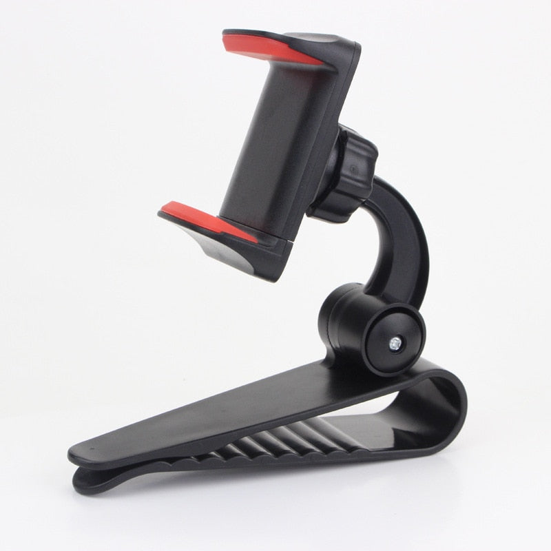 Universal Car Sun Visor Phone Holder 360 Degree Rotation Automobiles Navigation Mount Stand Clip Mobile Phone Bracket Accessory