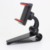 Universal Car Sun Visor Phone Holder 360 Degree Rotation Automobiles Navigation Mount Stand Clip Mobile Phone Bracket Accessory