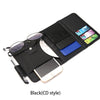 IKSNAIL Auto Car Accessories Sunglasses Clip Car Storage Bag Multifunctional Sun Visor Bill Business Card Holder Storage Box